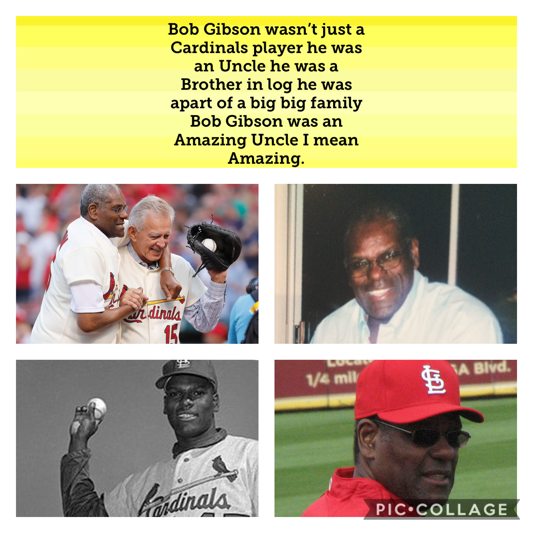 My Uncle Bob Gibson