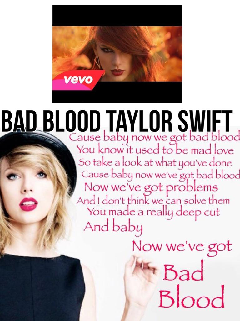 Bad blood Taylor swift 