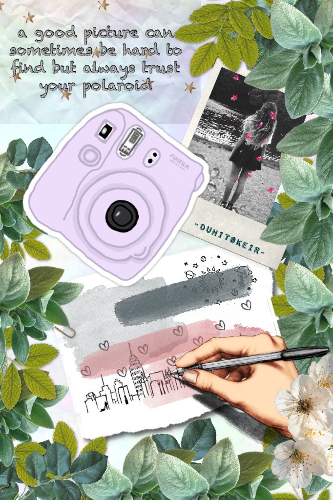entry to....DRUMROLL PLEASE🥁🥁... (tap)
the amazing
CRASHING WATERS CONTEST
go enter. rn. go. did you enter yet? 😂 this quote is true for me (trust your polaroid) bc im bad at drawing/art. so yea😂 but go enter!!! and please please please go check out her a