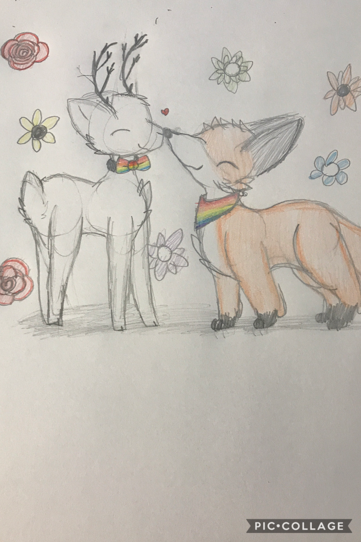 |tap| 
Happy pride month 🏳️‍🌈ik a lot is going on but I’m still going to post pride stuff. My gay bois billy and Marley 