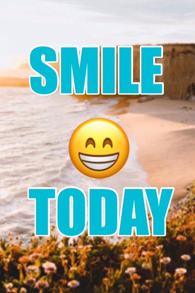 It's not hard what so ever to SMILE! It's actually really easy! And it could make someone's day! Just to see someone else or other people SMILE makes me happy and it makes me SMILE! That is my motto "SMILE TODAY". Do it! I challenge everyone who is readin