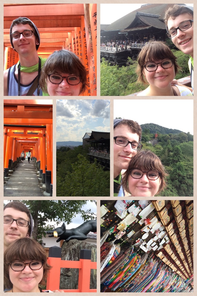 we made it to #Fushimi Inari Taisha and made the hike up up up and then gave up up up and decided to check out #kiyomizudera. so many people -_____-