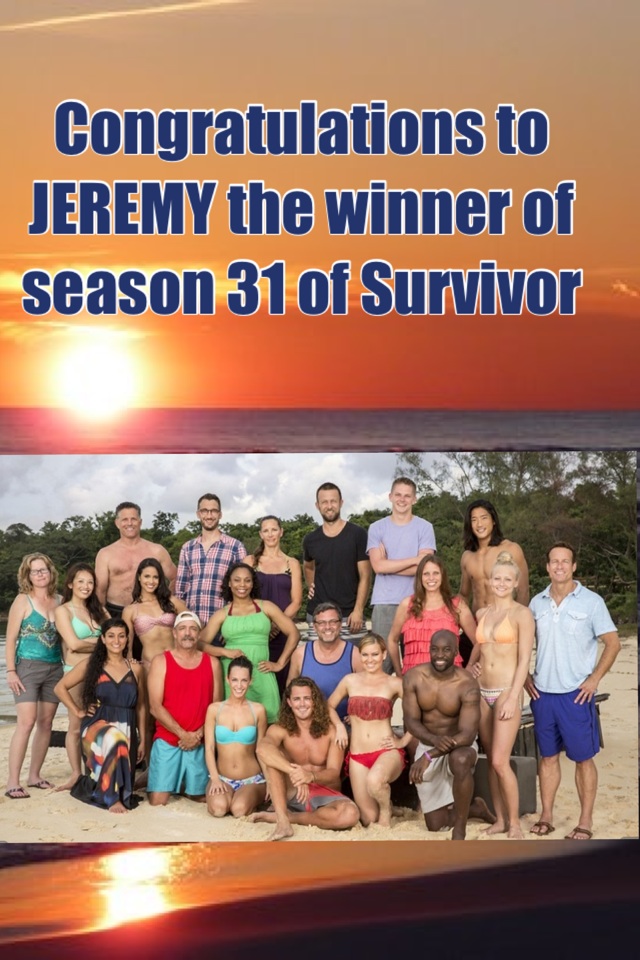 Jeremy- Survivor Second Chance 
