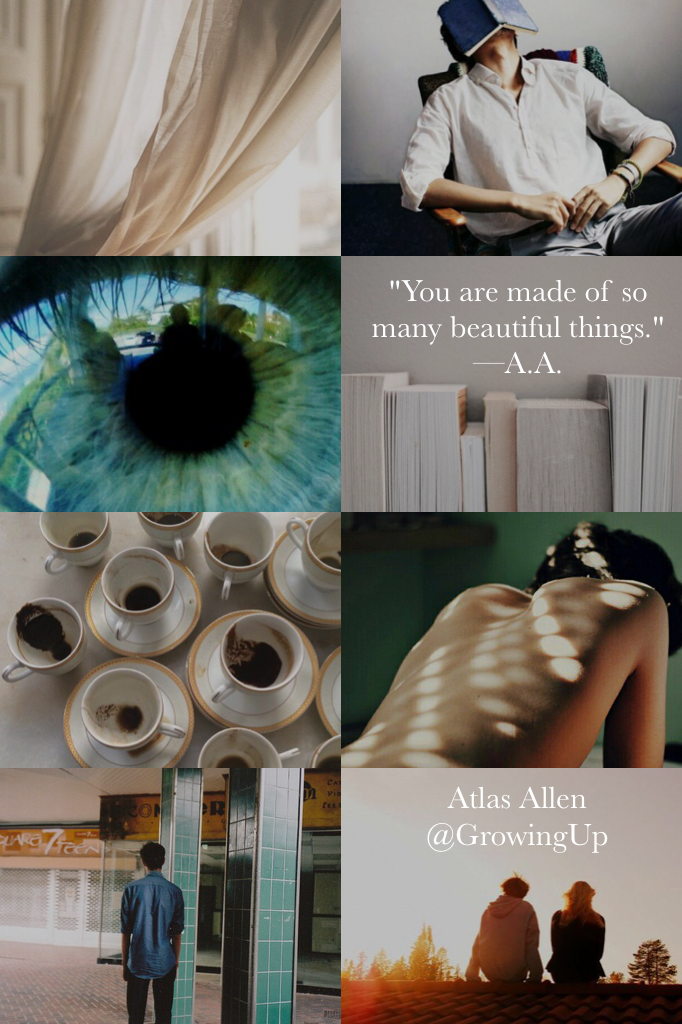 Since you guys are just meeting Atlas, I thought I'd help by making an aesthetic of him. (I love him. I think he has the most beautiful mind.) #WinterWithAstrid. Sweet dreams, lovelies.