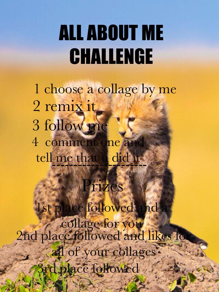 ALL ABOUT ME CHALLENGE 