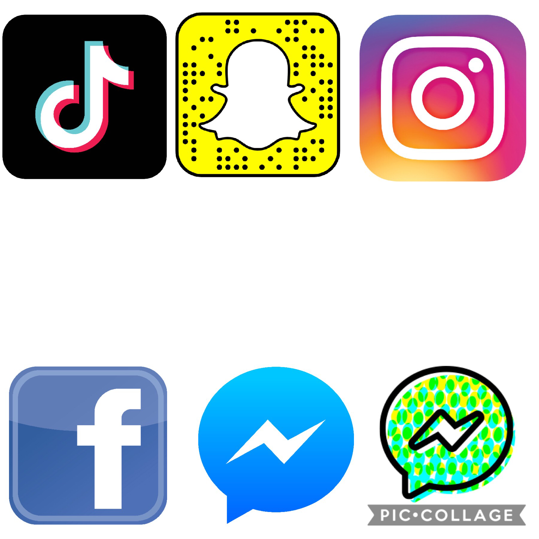 What app do you like do you like TikTok or Snapchat or Instagram or Facebook or Messenger or Kids message 