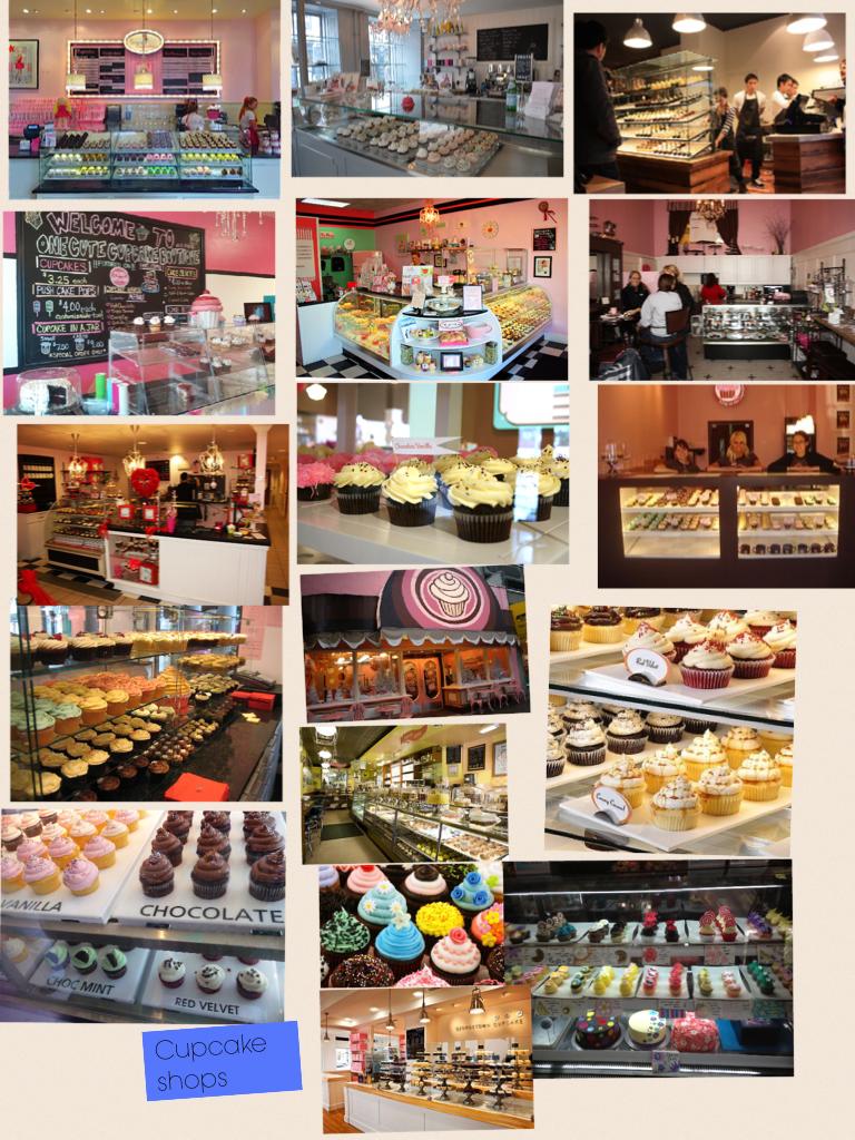 Cupcake shops