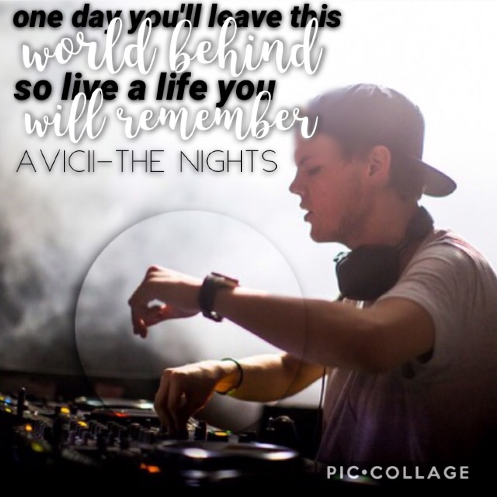 TAP
I did this super fast. Rest in Peace Avicii 💗✨you will be remembered down here for definite. The nights is my favourite song at the moment and it just happened that the lovely soul who created it died about an hour ago. God bless 🙏🙌