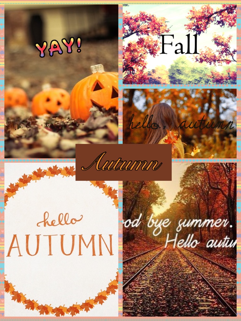 Autumn here we come