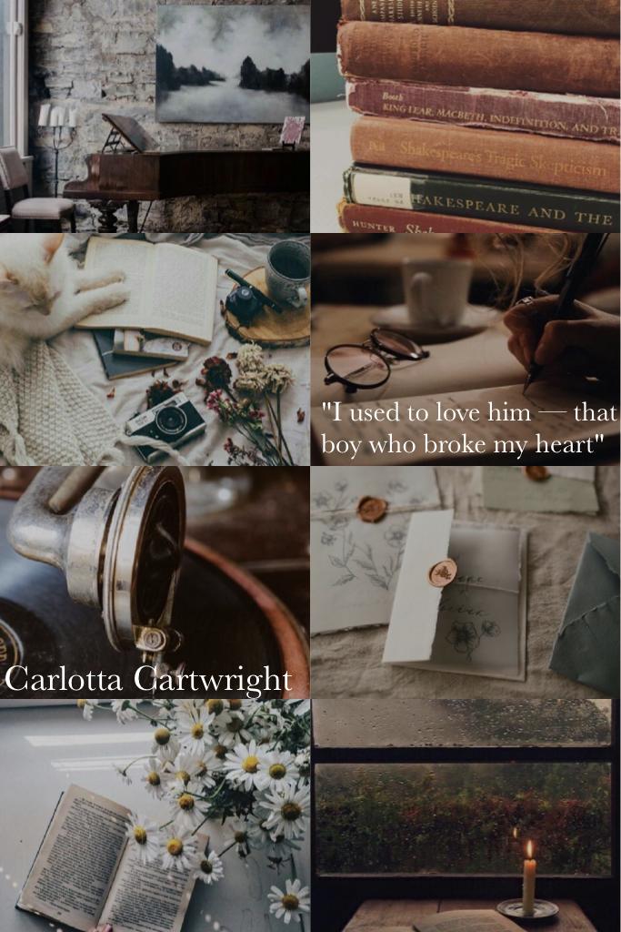 An aesthetic for Carlotta for you😊💕 Let me know if this fits how you visualised her😉 
