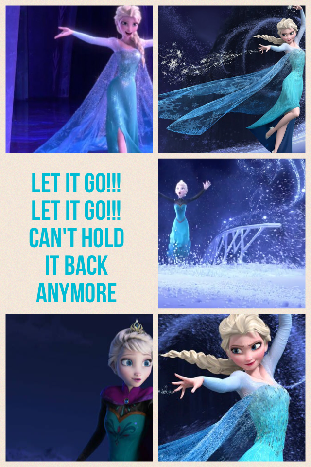 So I am not a huge frozen fan but this song is stuck in my head and I am bored so…