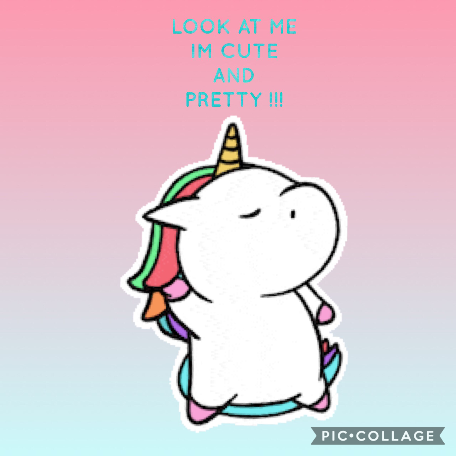 This unicorn is sassy 🦄
