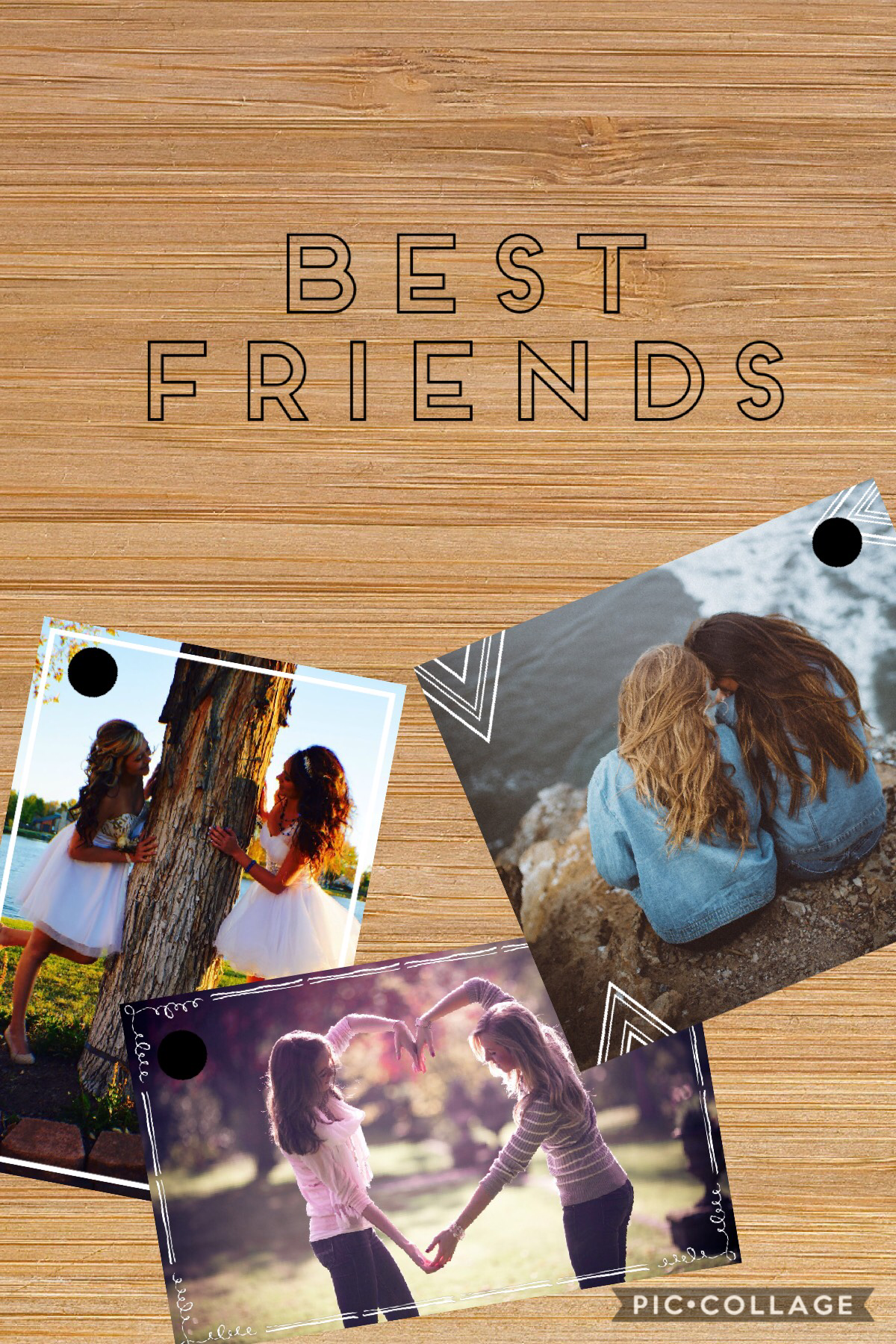 Love this best friends collage