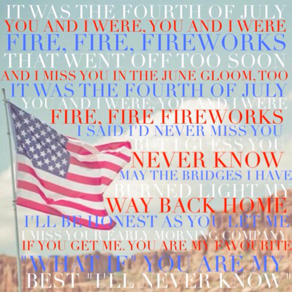 Happy 4th of July (even though I'm not American)🇺🇸🔴🔵⚪️💥🎆🎇
