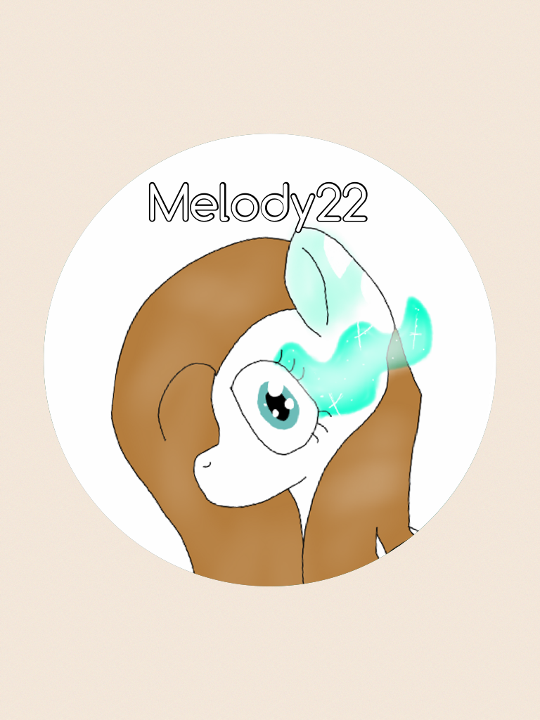 An icon I made for myself with my OC on it 😆😆😆