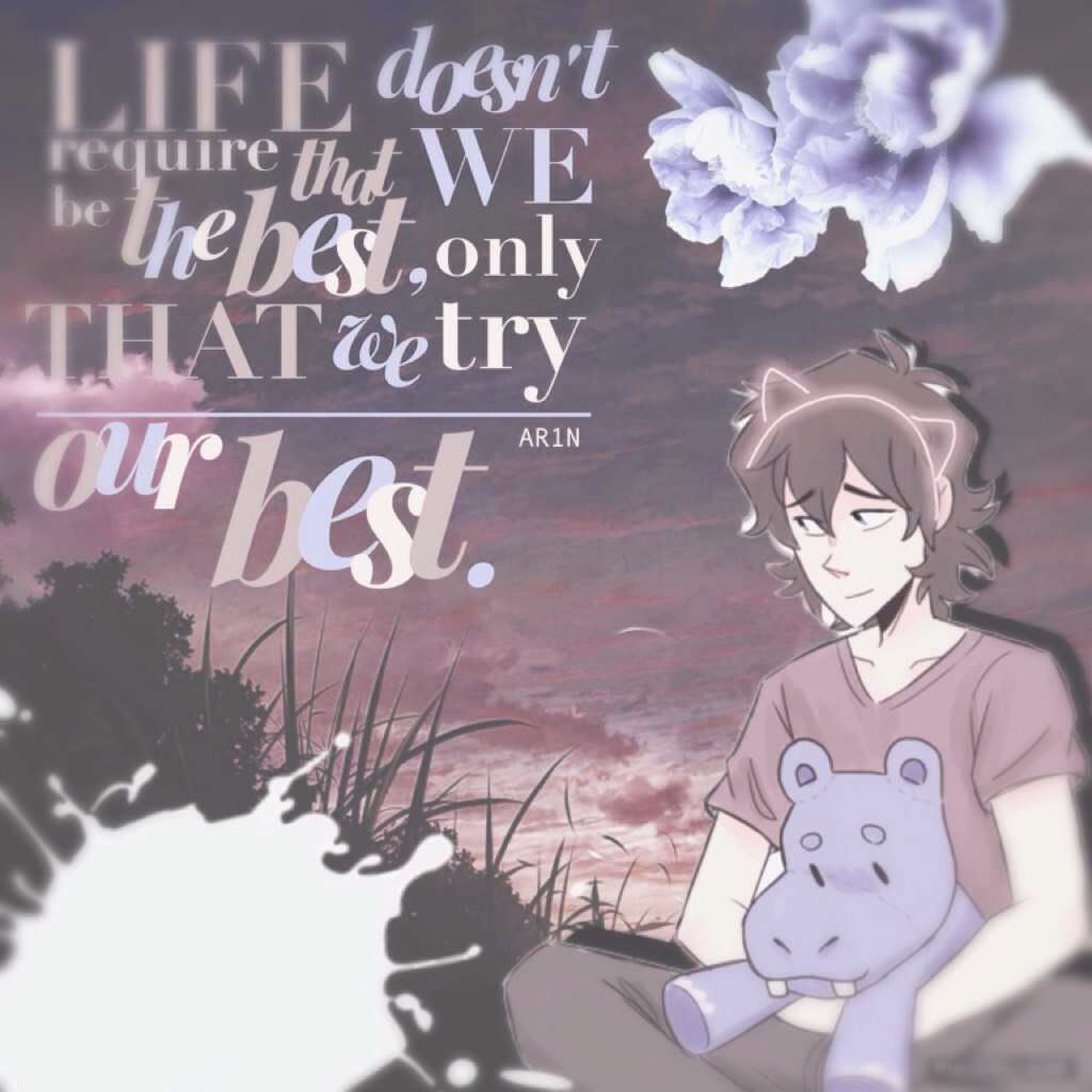 !CLICK!
a quick, simple edit of the character who im similar to.
i was kinda experimenting, and exploring new styles sooo..
hope this edit is good enough, thanks 💜 -arin 2018
media: voltron legendary defender character: keith kogane