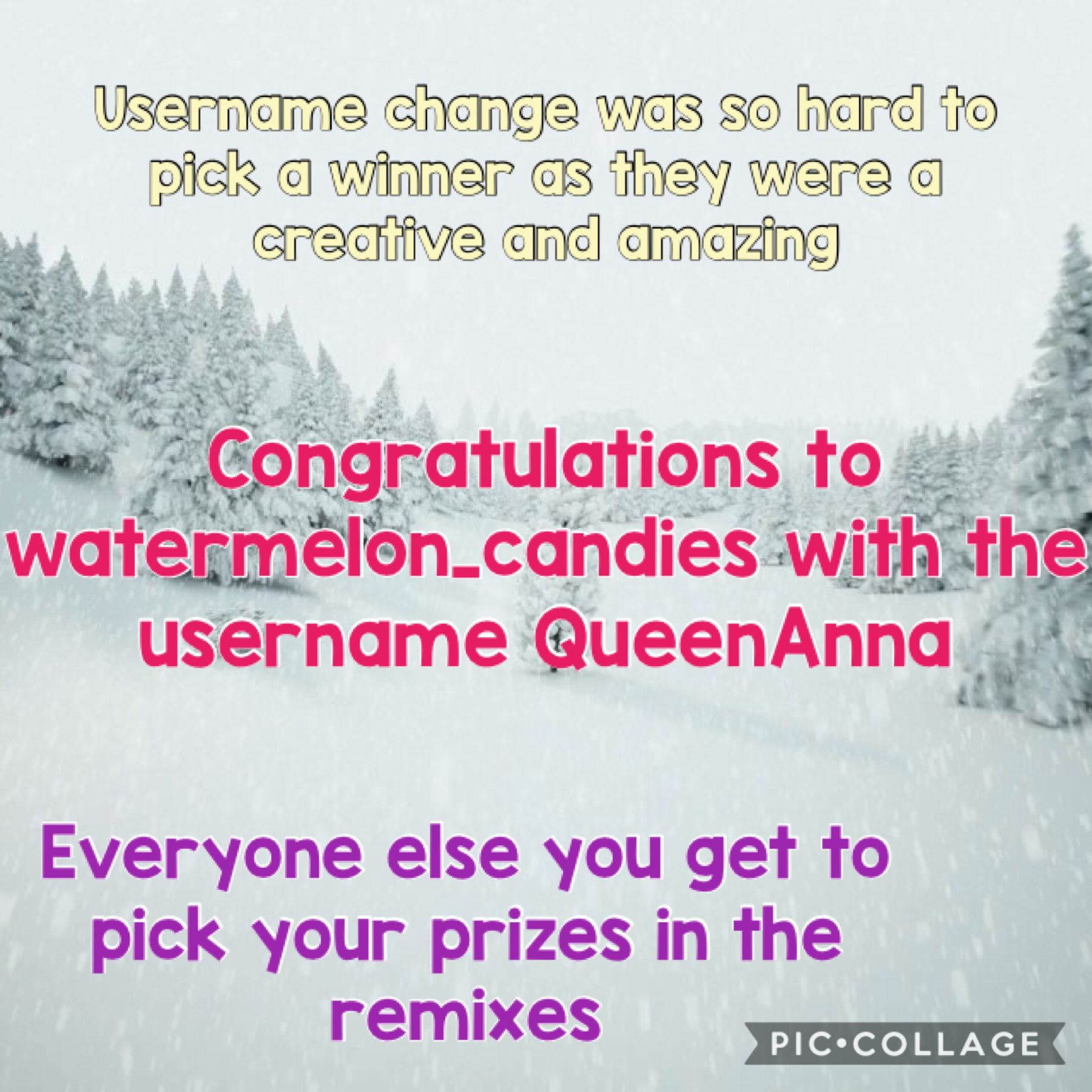 Username for frozen themed account 