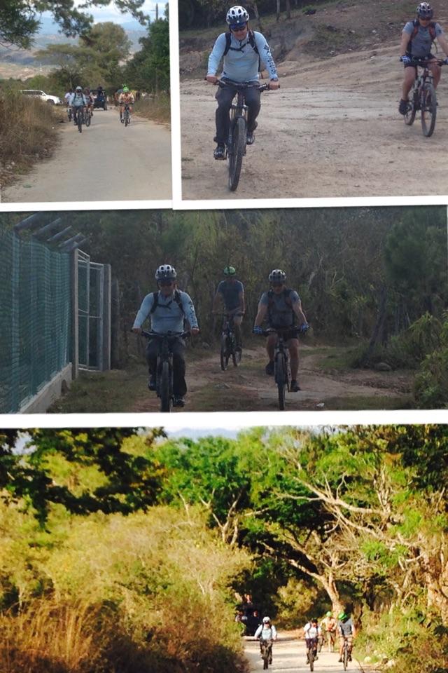 Probando uno de los tres grandes circuitos para ciclismo de montaña en Gracias, Lempira!! Pronto le daremos una sorpresa a los ciclistas de Honduras y CA para que vengan y disfruten!!