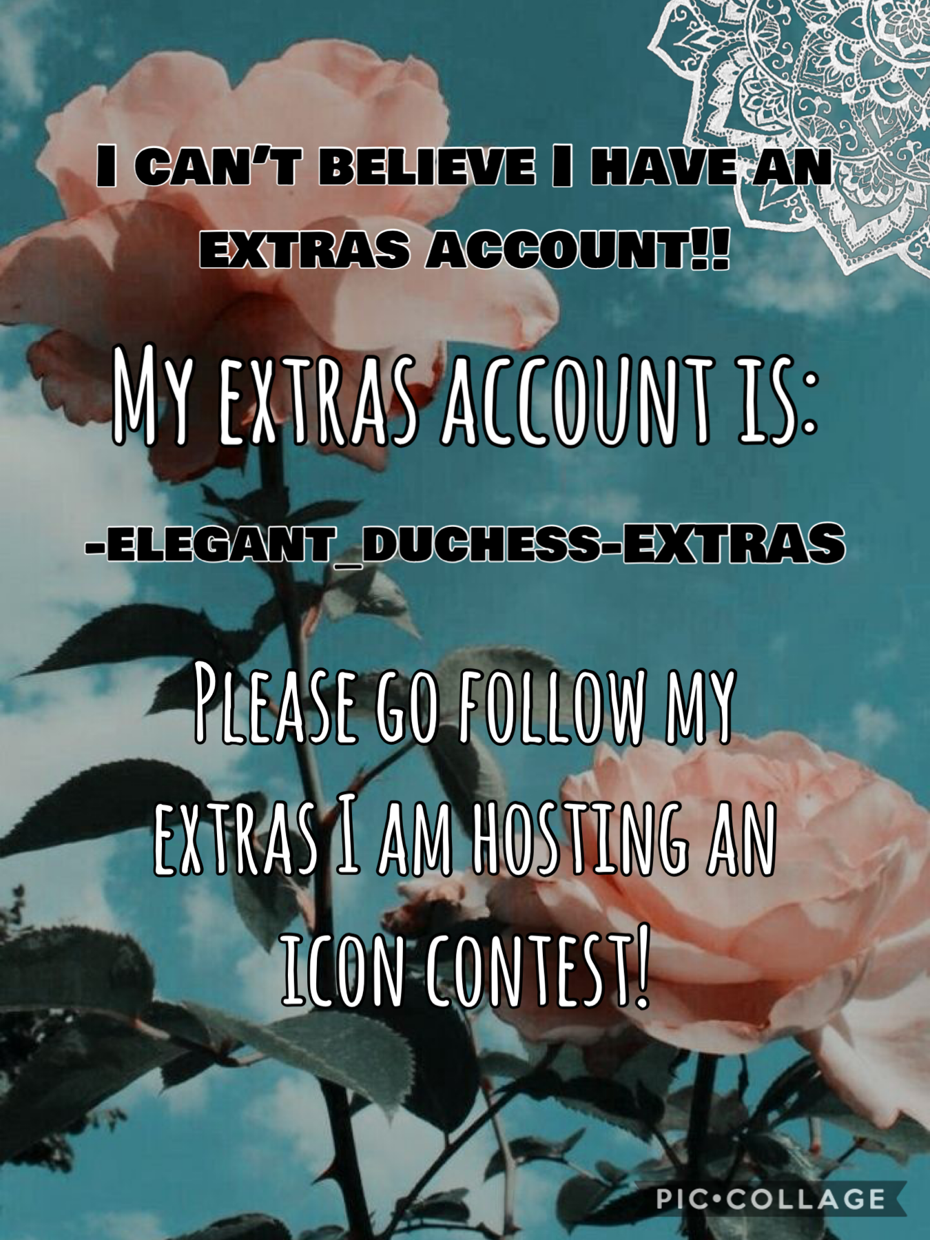 💖🌺Tap🌺💖
Icon Contest
Please go follow!
I’m so excited!!