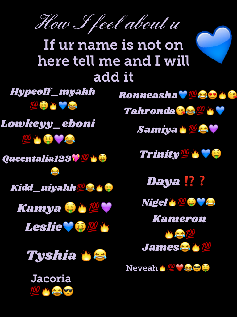 💙added jacoria and neveah