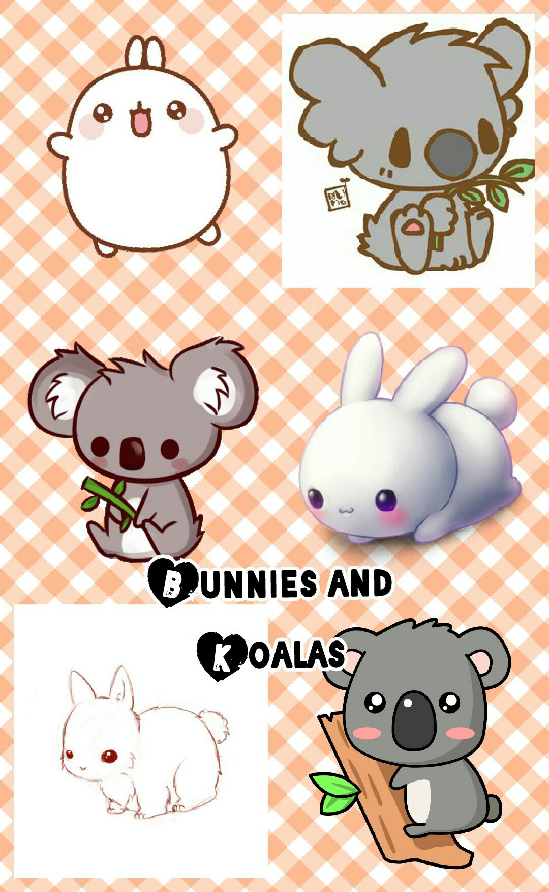 Bunnies and 
Koalas because why not? cute things never hurt anybody ^_^
