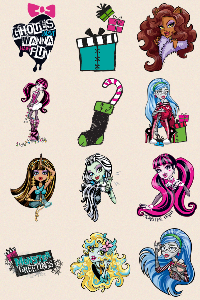 Monster High stickers 