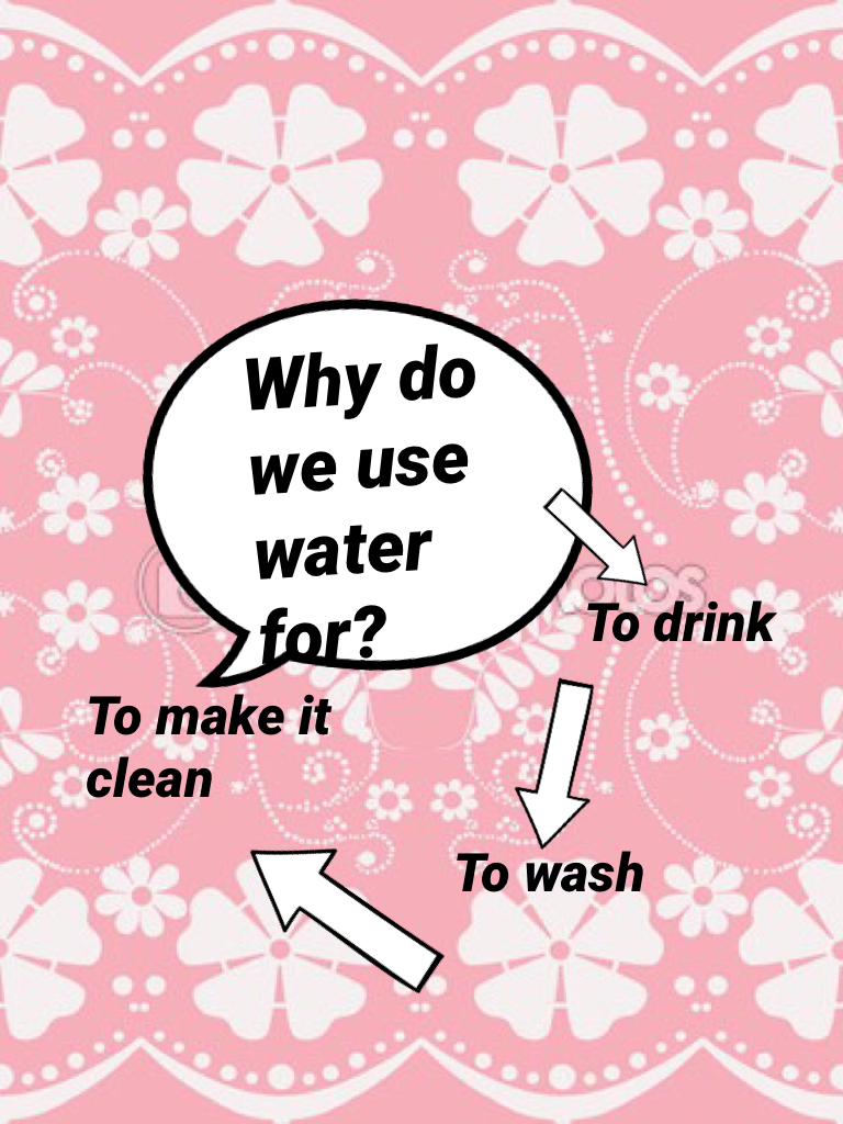 Why do we use water for?
