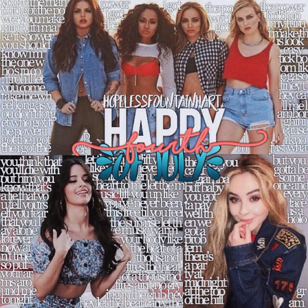 t a p p y
yep i know i haven't posted in a while but here's a 4th of july edit with all my queens! anyhoo still on vacation so collabs are kinda tough right now but i'm trying my best❤️💙💭
s t a y  a l i v e - l e x i 💗