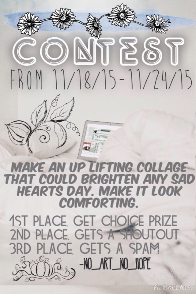My first contest. Yay 😊