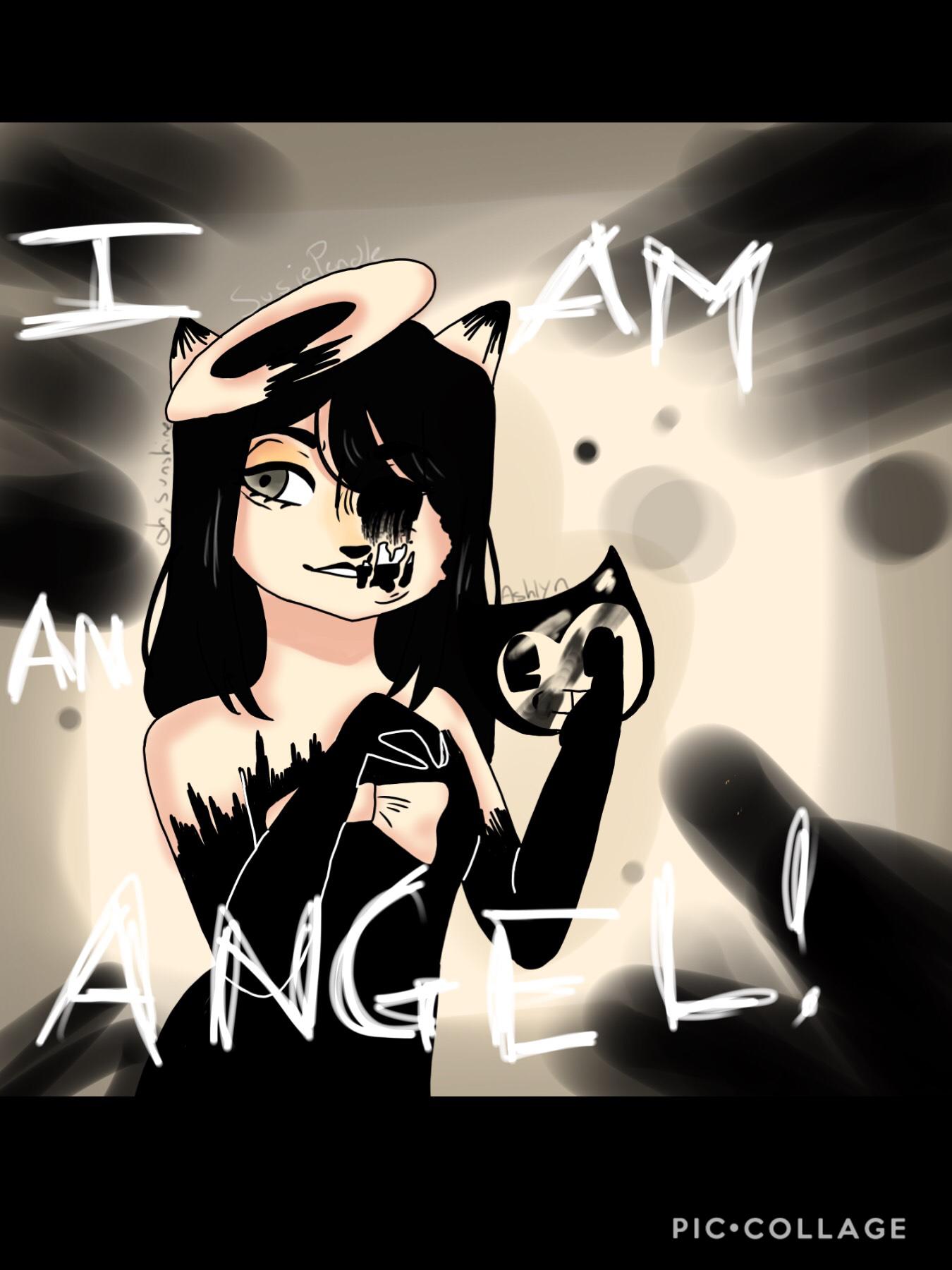 "I AM AN ANGEL" ((Tap))
Here's a drawing of Susie! You'll be seeing her a lot on this account-