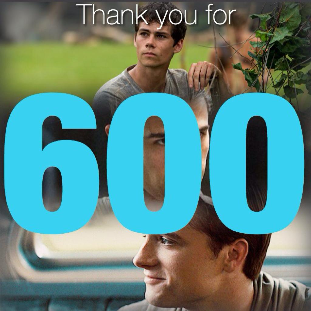 600 followers! I love you guys!💖