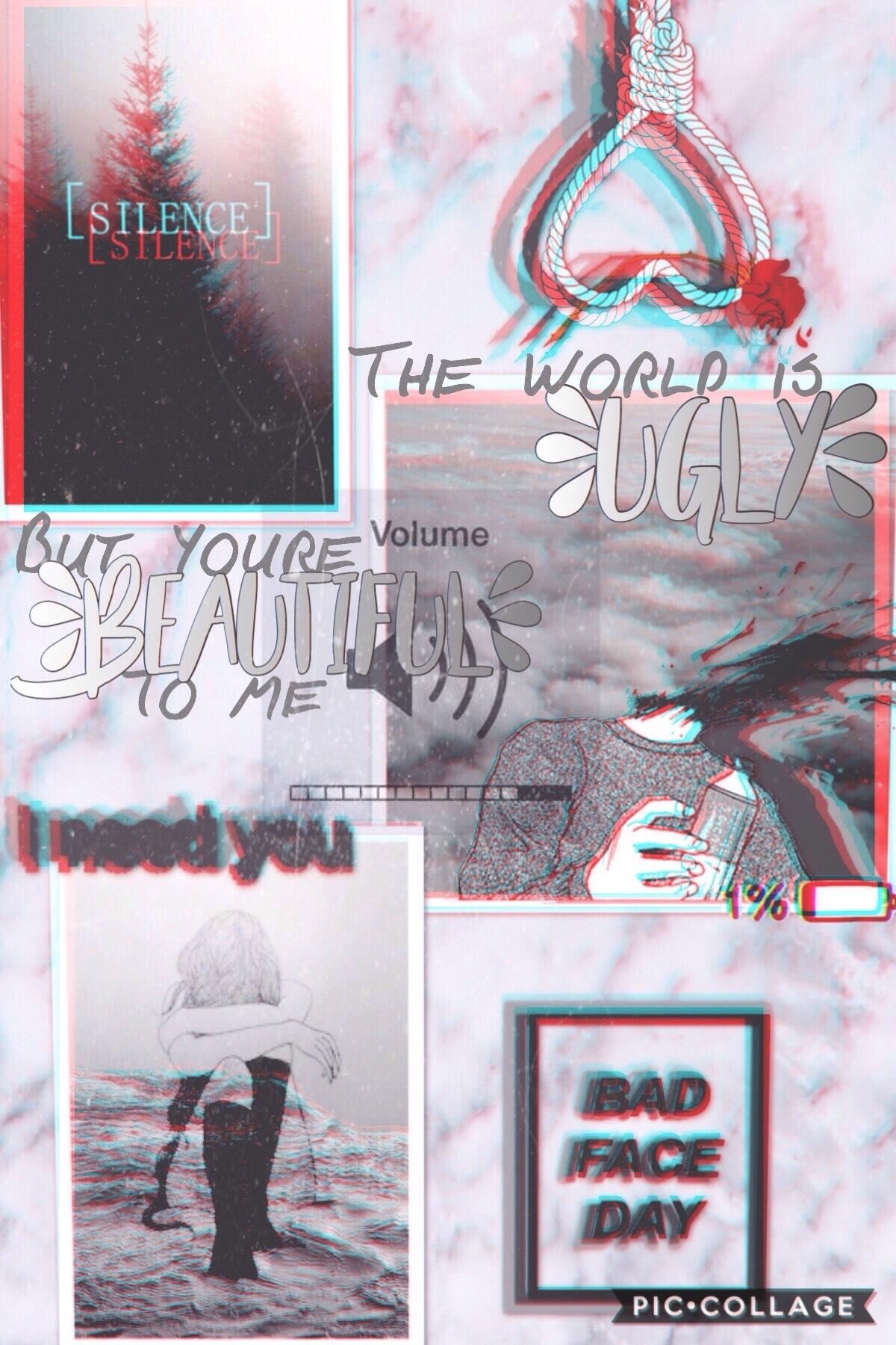 Sorry this sucks lol 🥀🖤
The world is ugly- My Chemical Romance 