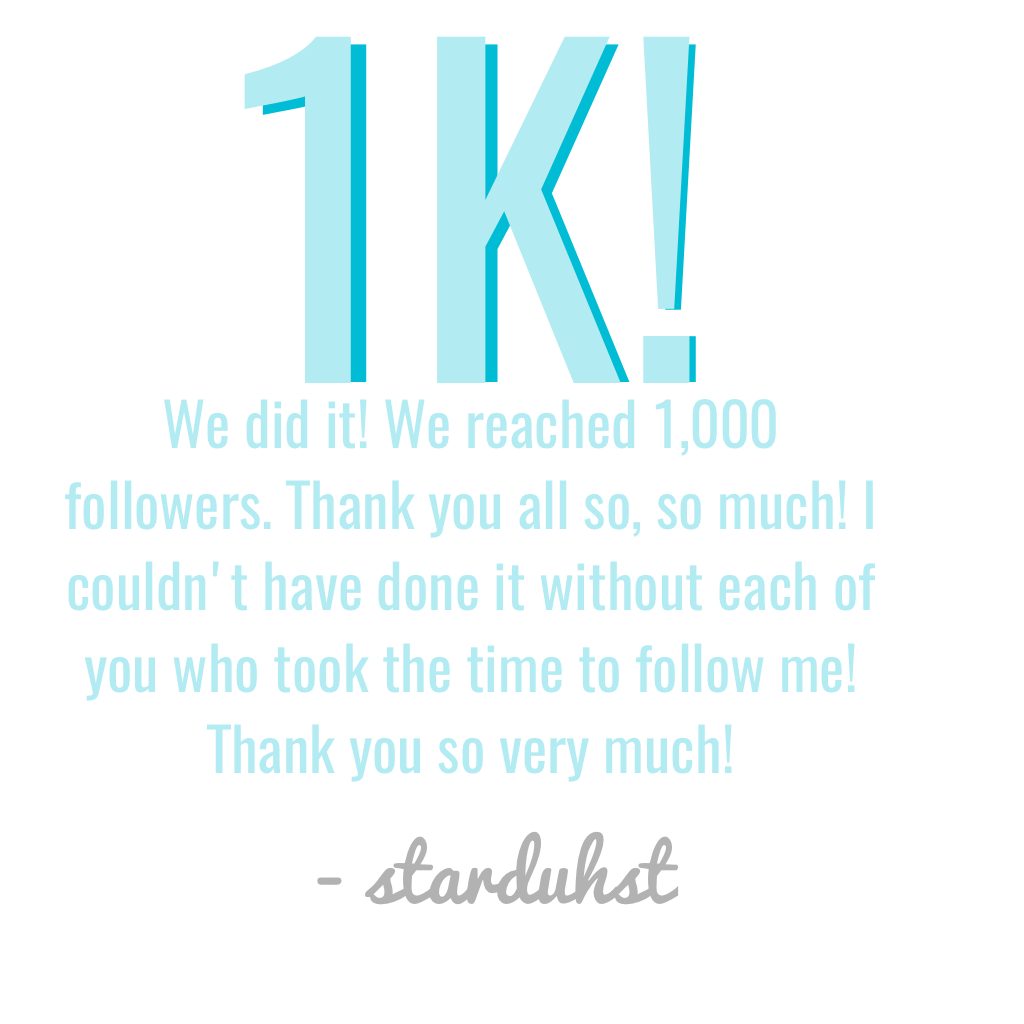 (12.20.16)

1K! YAY! 👼🏼