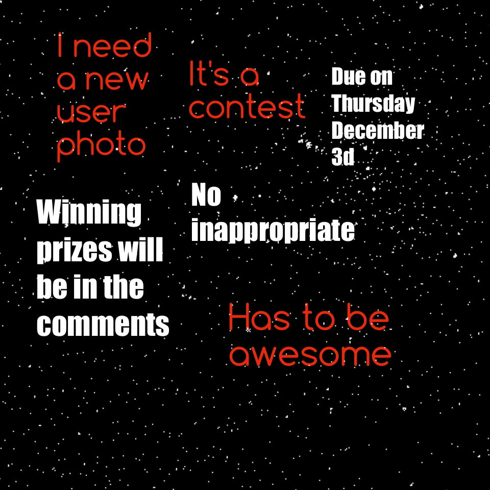 Look in the comments for winning prizes 