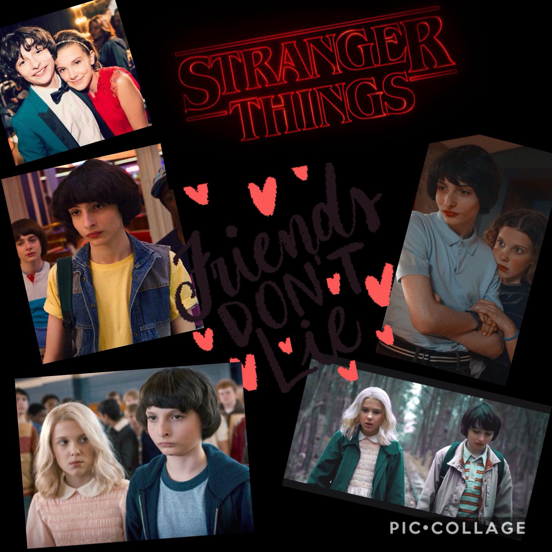          ❤️Tap❤️

I love stranger things! Buts here's a collage about mike and 11