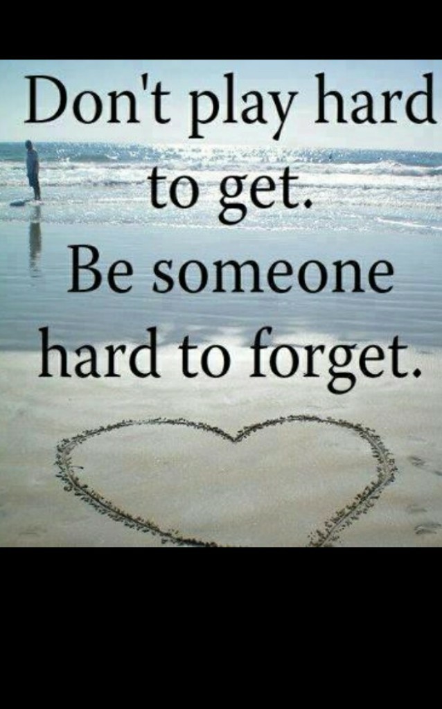 Be Someone Hard To Forget