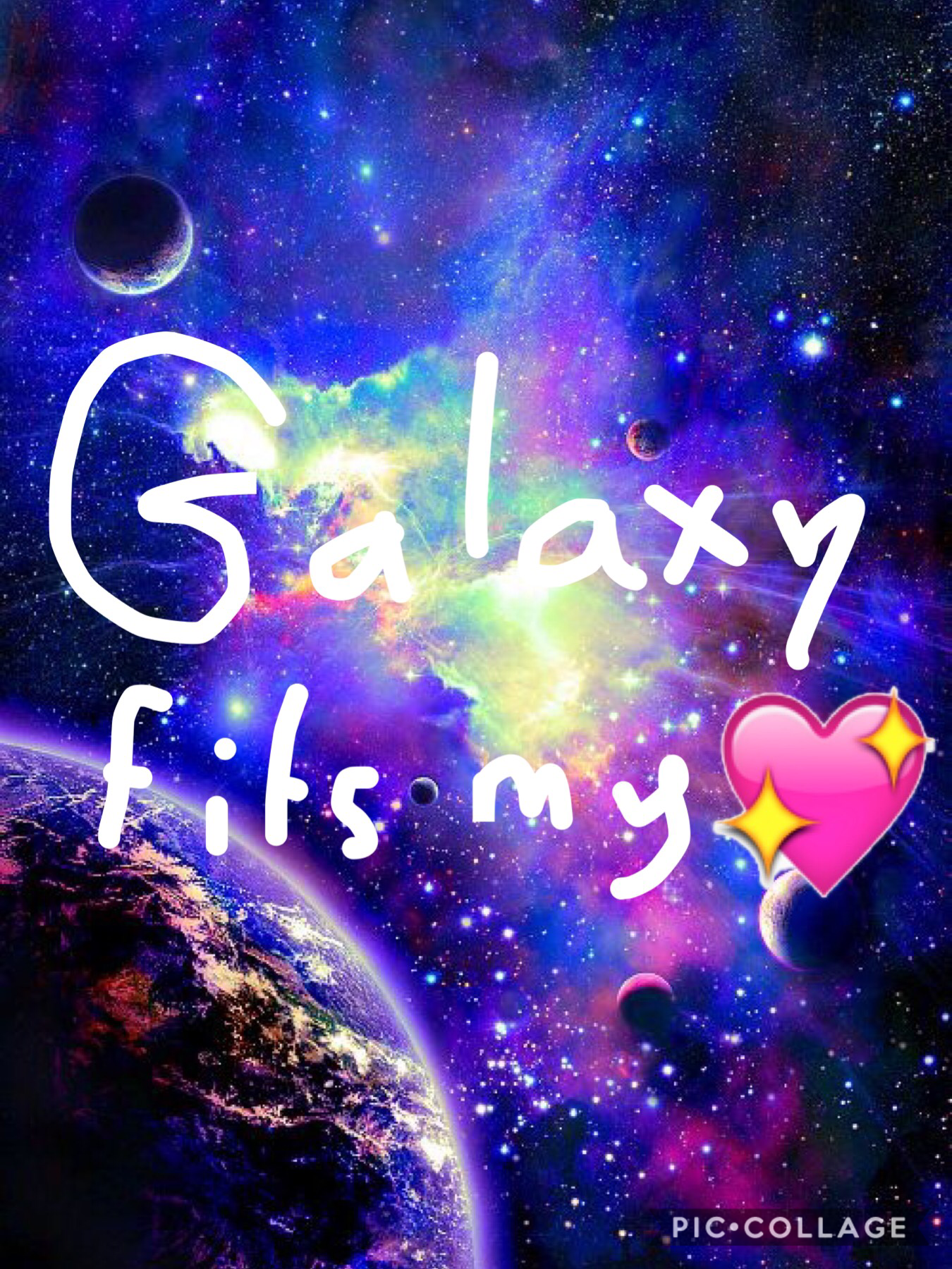 Galaxy fits my heart