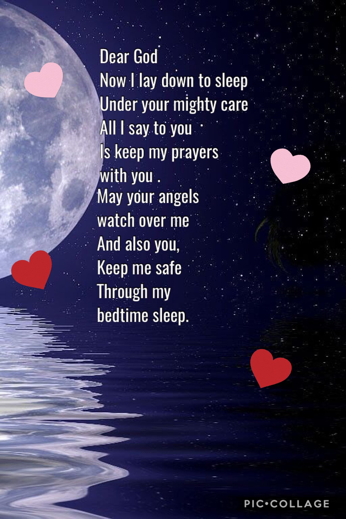 Here!s a bedtime prayer for you all and I’m also realeasing a morning prayer so check that out too!