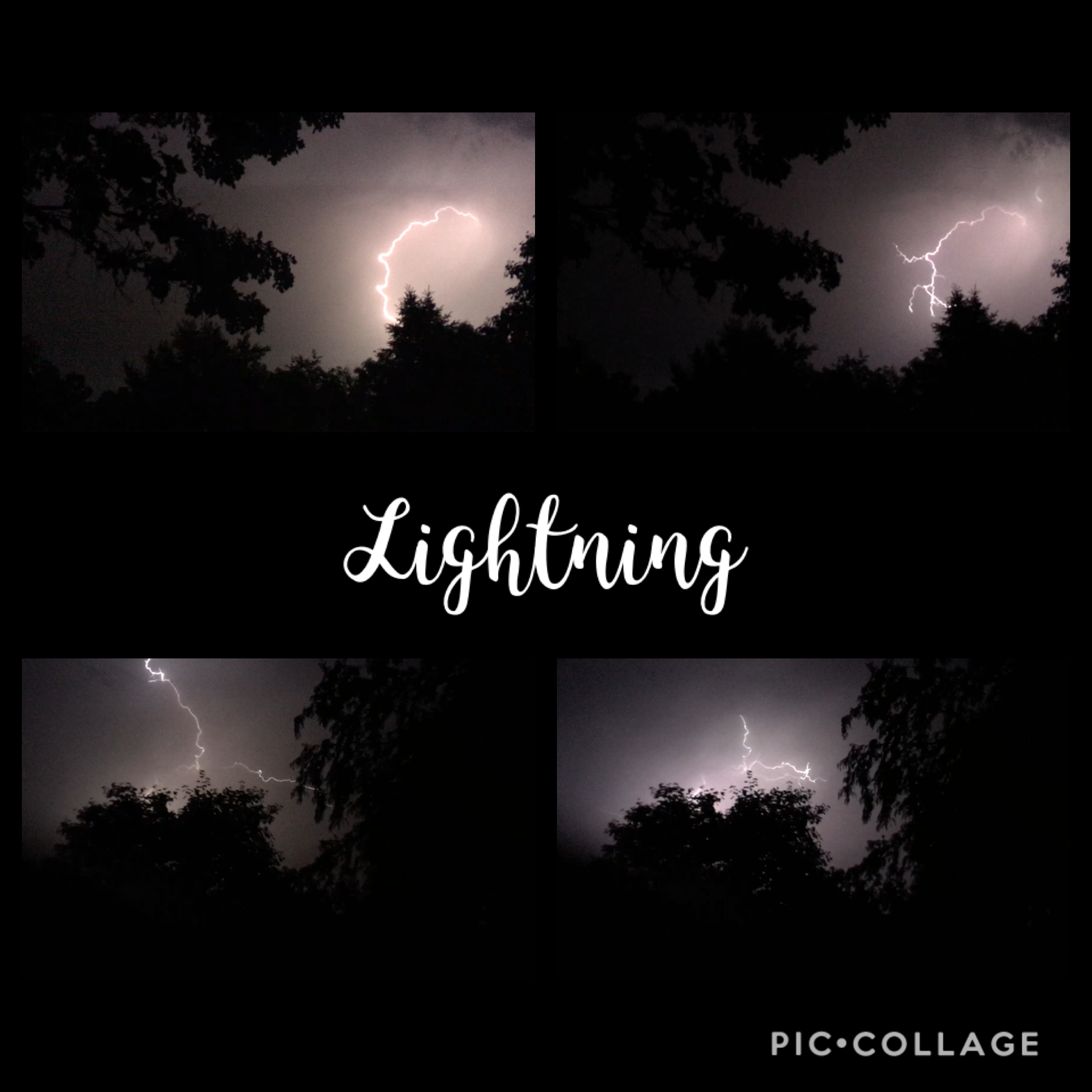 Took some pictures of the lightning at my house 😊