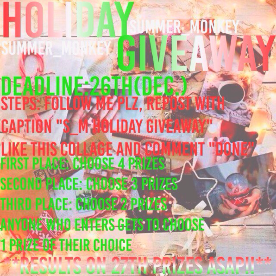 S_M Holiday Giveaway 