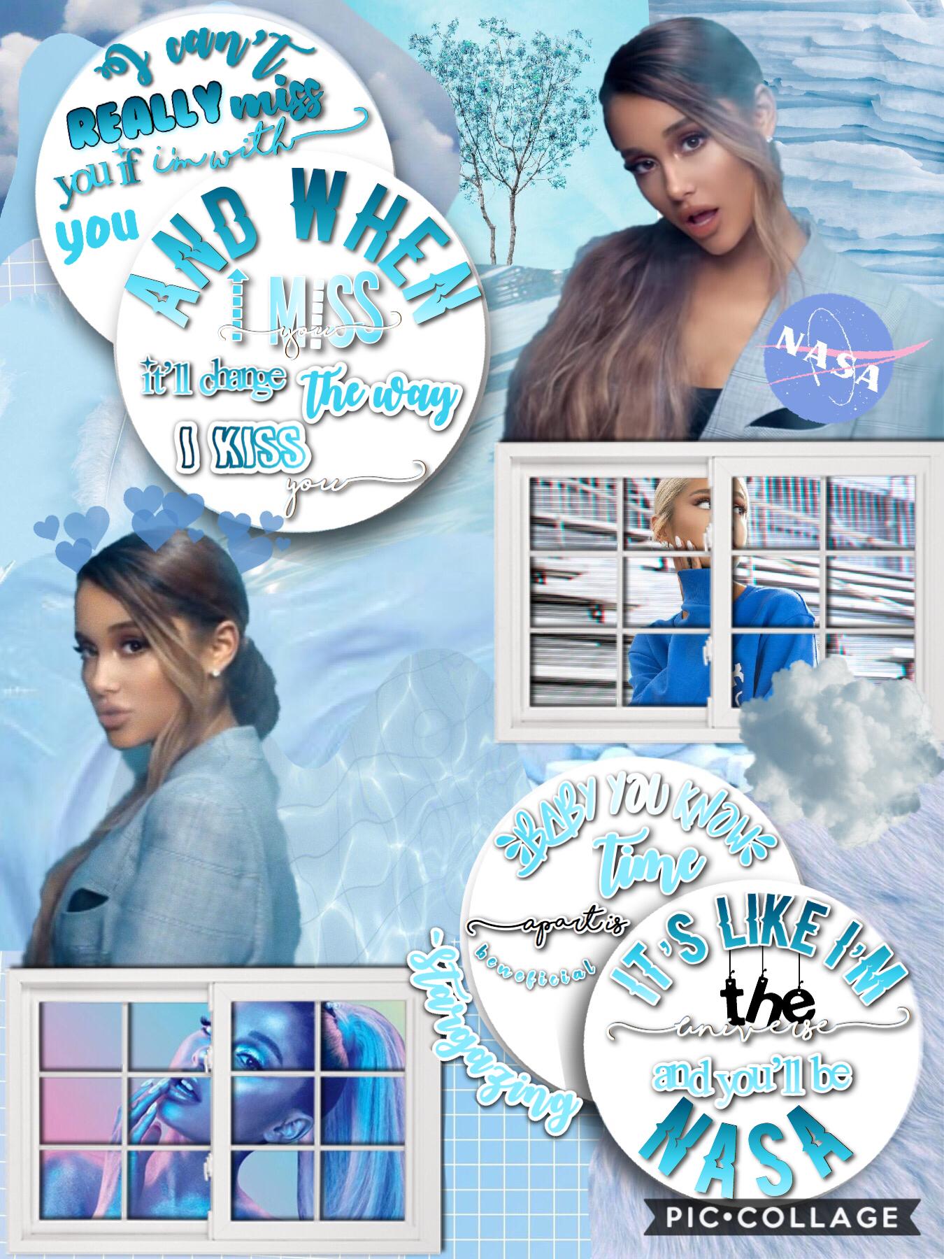 💙t a p💙
This is for @-VSCOVIBES- 
Ariana Grande contest! 
I’m the first to enter! Plz 
enter! Almost at 1.1K!