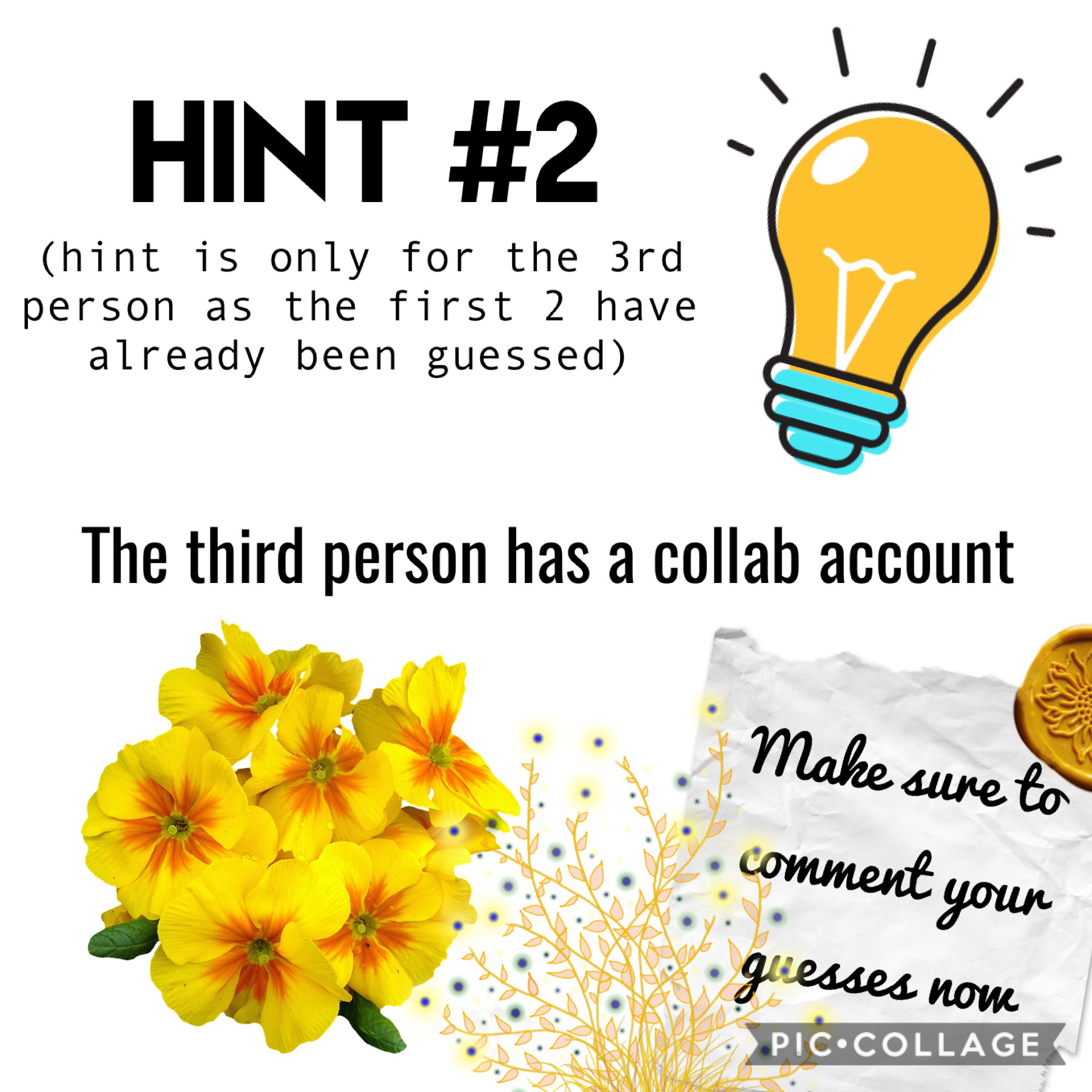 Hint #2 - guess away 😘