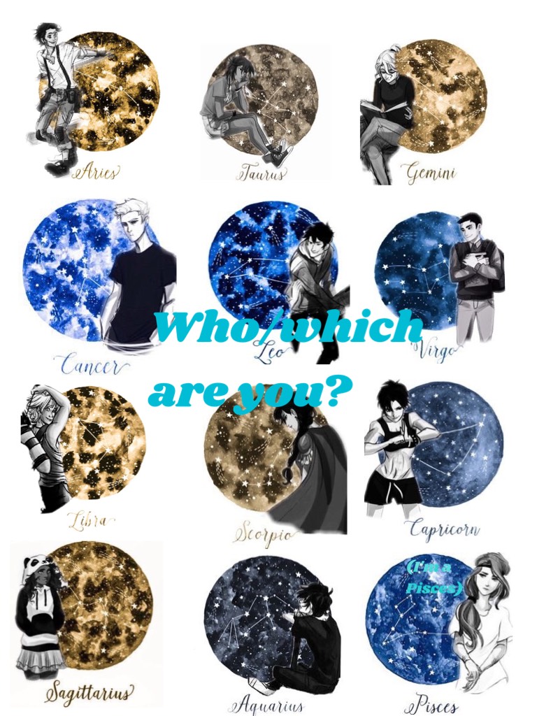 Who/which are you? Heroes of Olympus Zodiac signs