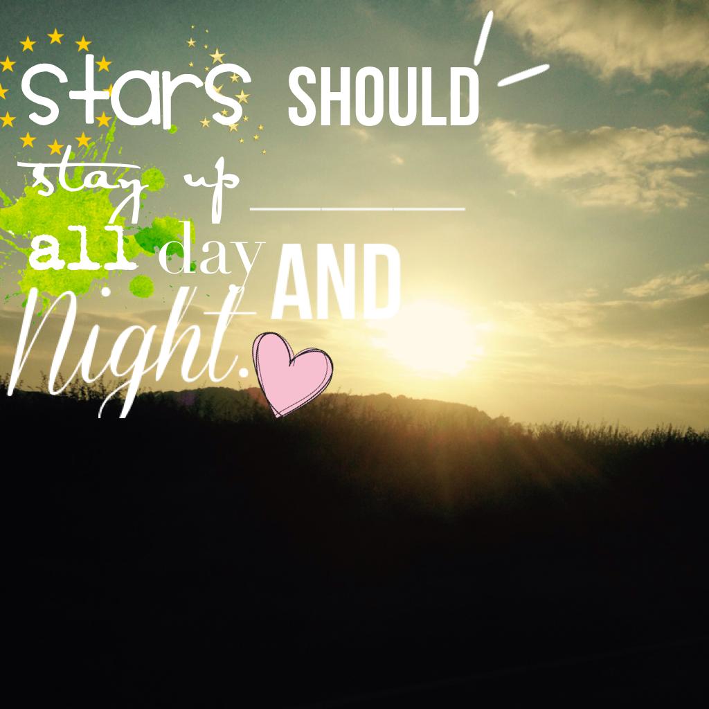 Stars should shine all DAY and NIGHT... 🙂🤔 It means, they should never stop shining, and so should we.
|| Love my collages, comment, enter my comps, follow and stay tuned for more! 😉 ||
Bye guys, keep fabulous sugarbabies! 😍 Toodles!