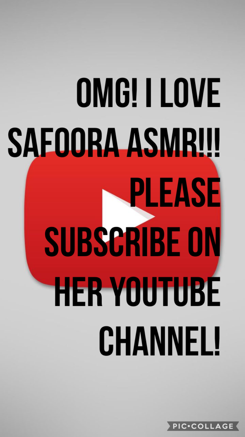 Please subscribe on her channel!! And follow me!!