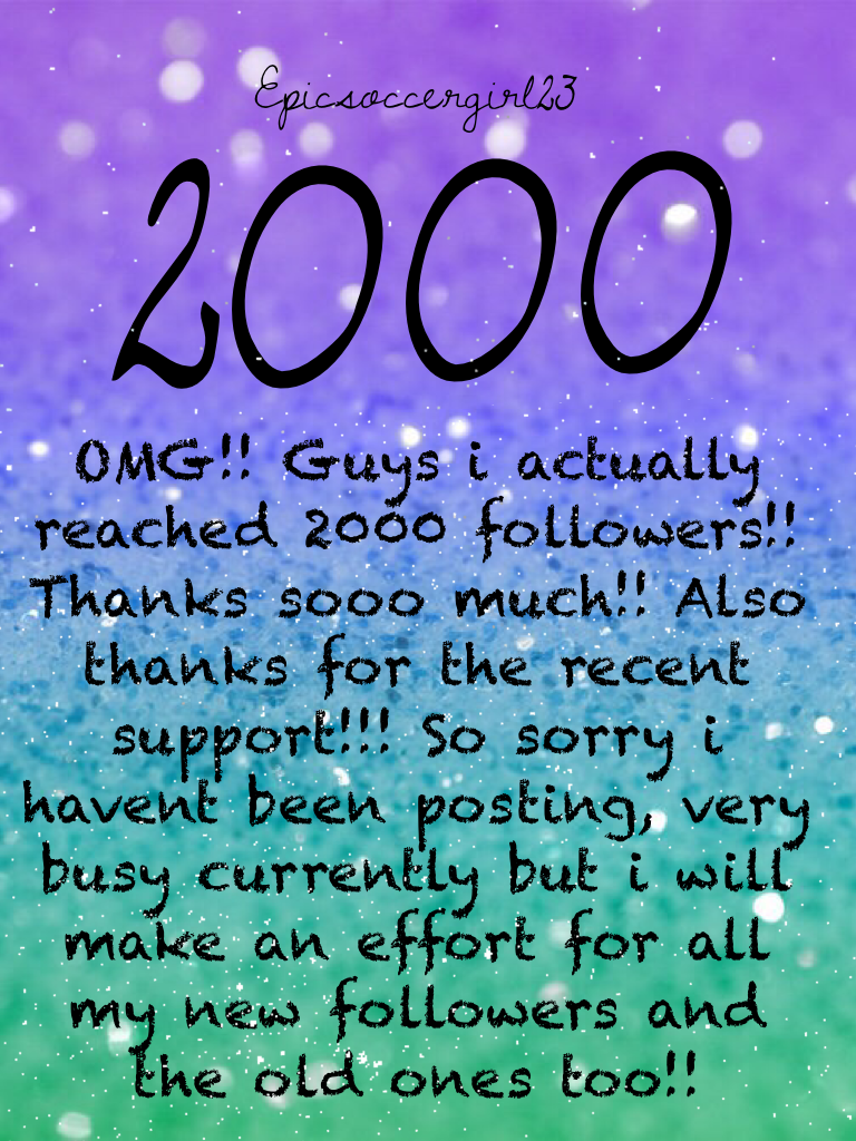 2000!! THANKS SOOO MUCH!!!