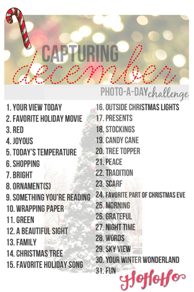 Hey guys, I'm doing the December challenge this month. Hope you enjoy! Happy Holidays! ⭐️