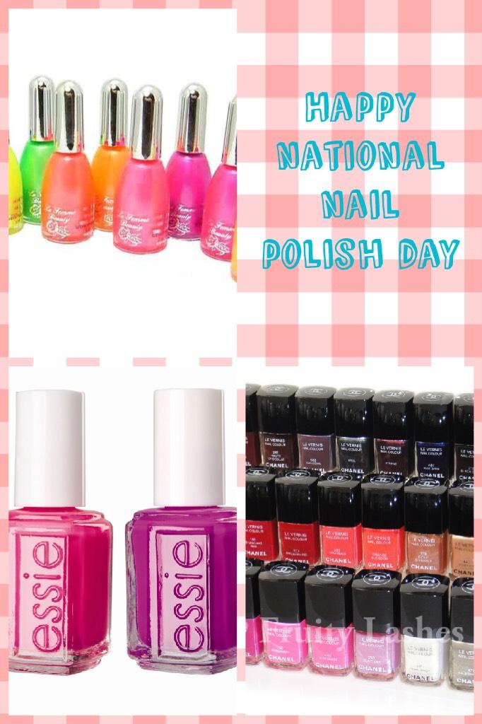 Happy national nail polish day💅💅💅