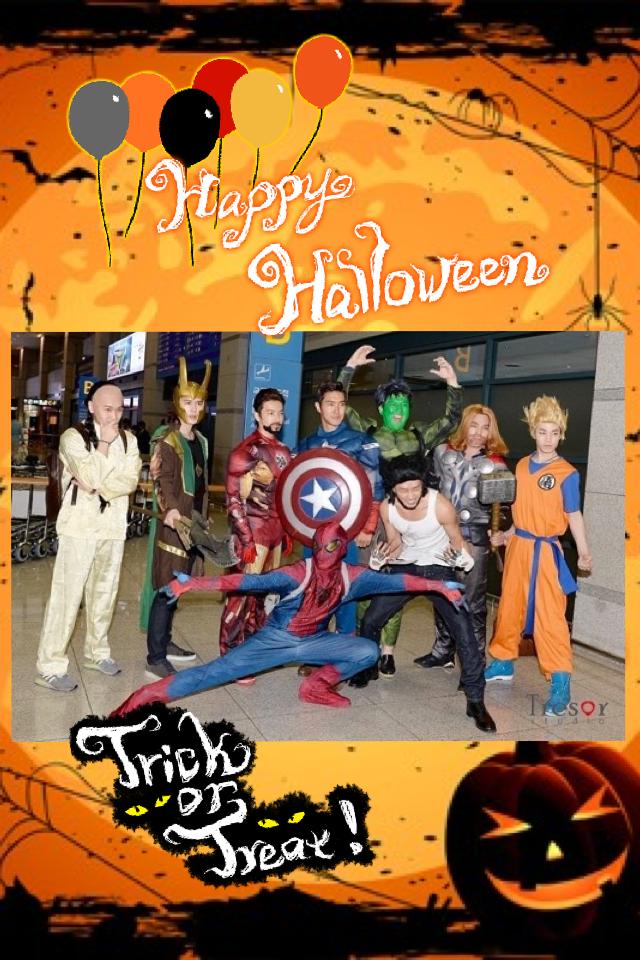 HAPPY HALLOWEEN!! From all of Super Junior and me!