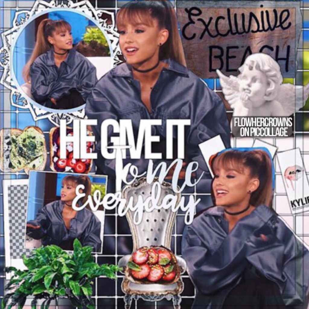 click 
[ ariana grande ] 
hey :) this is my first edit here, i'm new as you can see and editing is also new for me 💛 i will spend some more time editing so i'll might get a bit better at it 👼🏻